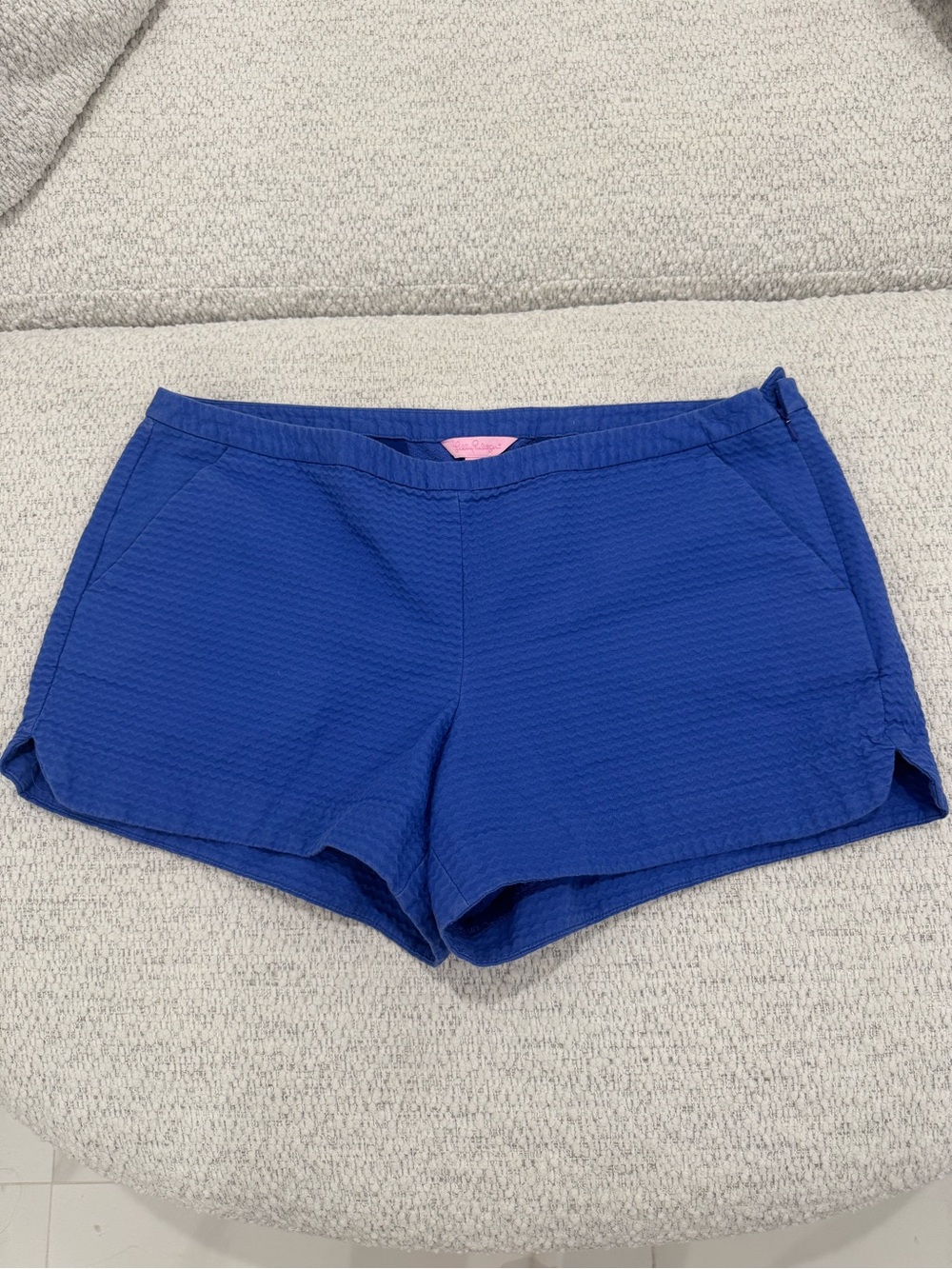 Lilly Pulitzer Blue Textured Shorts